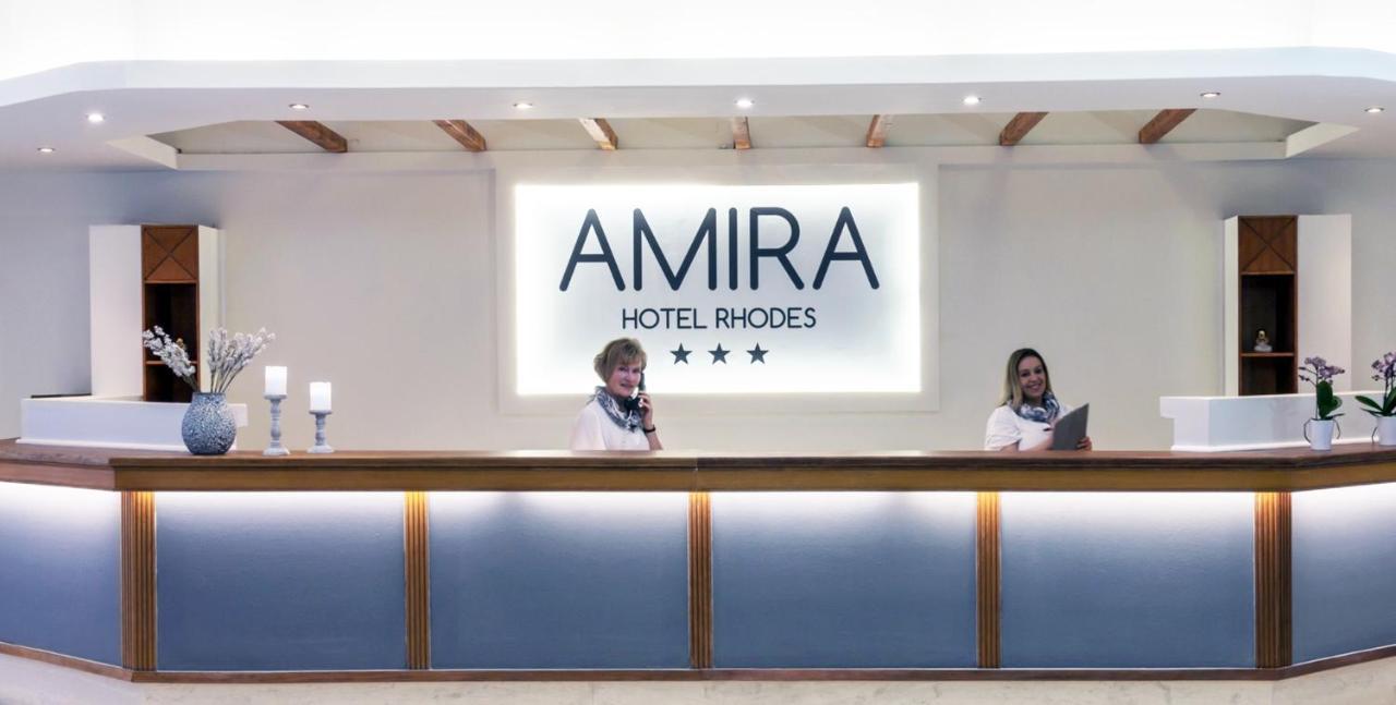 Amira Hotel Rhodes Asgourou Bagian luar foto